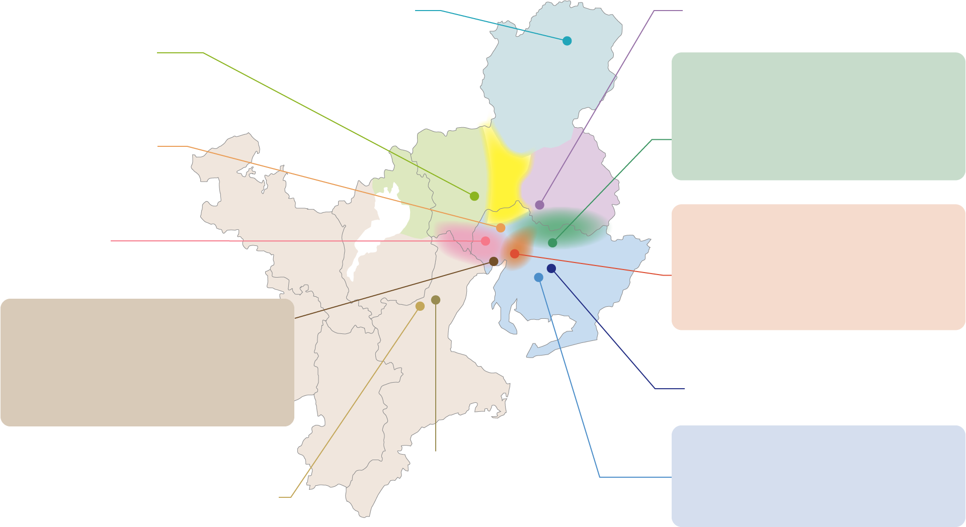 Area Map 山西事業所エリアマップ