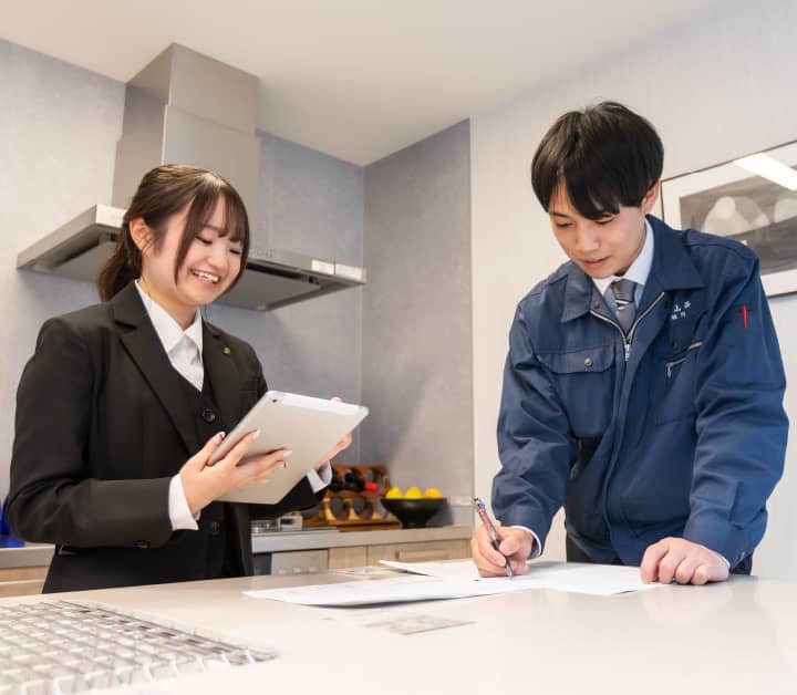 水廻り専門のチーム「YSG」を各店舗に配置