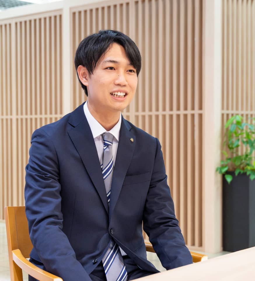 決め手は、提案できる領域の広さ。モノに縛られないことで、営業の力も伸びる。その可能性に魅力を感じました。