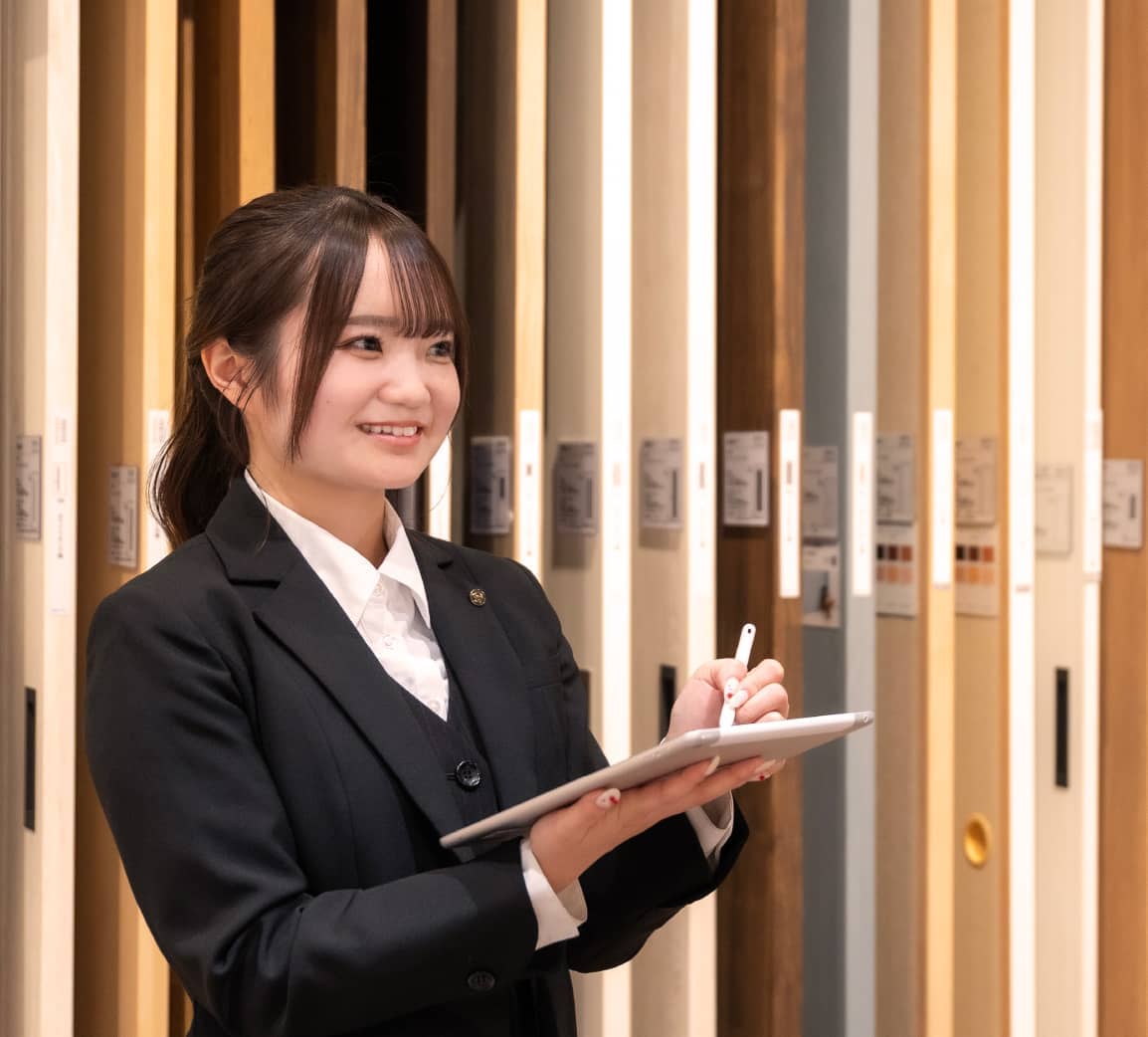 お客様の希望を叶えられるよう、真摯に向き合い、最適な提案を生み出します。