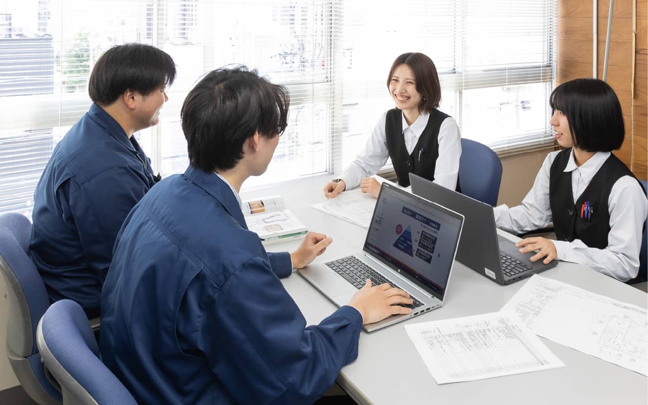 働く社員の支えになり、仕事を通じてゆたかな人生を